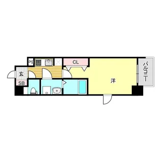兵庫県西宮市甲子園高潮町【マンション】の間取り
