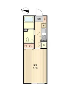 東京都世田谷区用賀2【マンション】の間取り