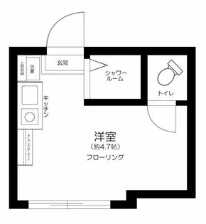 東京都新宿区高田馬場3【アパート】の間取り