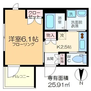 Bonheur【2階】の間取り