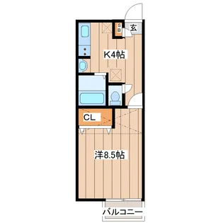 PLUS大町西公園【2階】の間取り