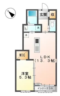 La glycine【1階】の間取り