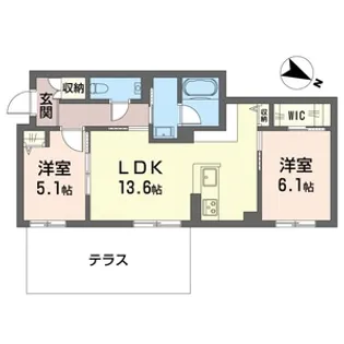 【新築】フォレスト【SHM】【1階】の間取り