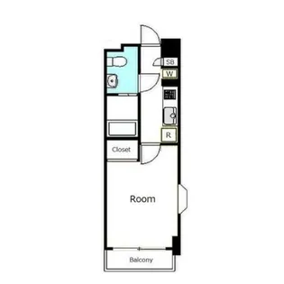 プレール中延【4階】の間取り