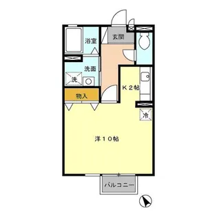 ヴェルドミール I【1階】の間取り