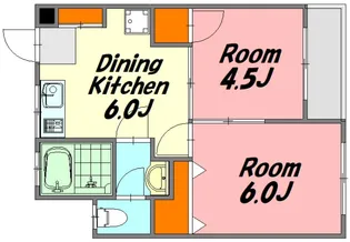 広島県広島市西区庚午中4【マンション】の間取り