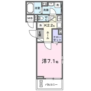 滋賀県草津市東草津2【アパート】の間取り