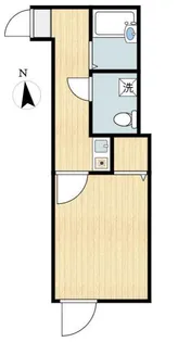 ラフィネ竹の塚【1階】の間取り