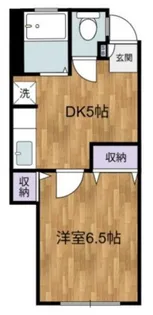 第2東コーポ【1階】の間取り