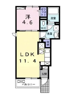 グラシアス【1階】の間取り