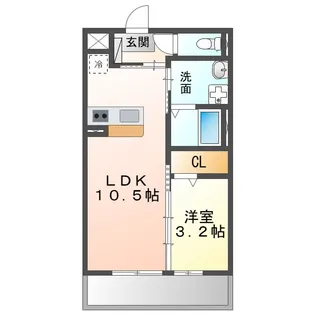 仮)津市久居野村町マンション【1階】の間取り