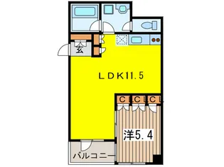 ドゥーエ日本橋浜町【4階】の間取り