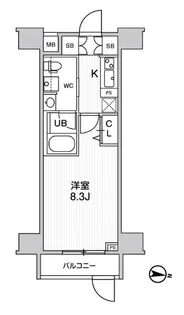 ジェノヴィア三ノ輪IIスカイガーデン【2階】の間取り
