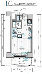 メインステージ横濱東口【4階】の間取り