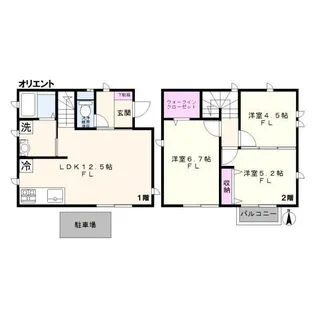 神奈川県川崎市宮前区平5【一戸建】の間取り