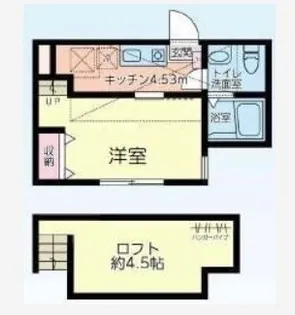 神奈川県大和市鶴間1【アパート】の間取り