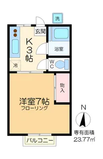 ドエルTOM【2階】の間取り