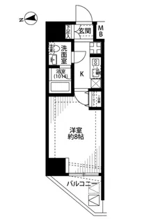 プレール・ドゥーク高円寺II【9階】の間取り