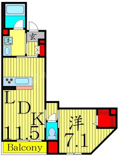 シャーメゾン ピーノ【2階】の間取り