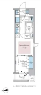 アーバネックス新御徒町駅前【8階】の間取り