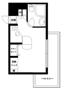 ラ・パルフェ・ド・コンセルト【3階】の間取り