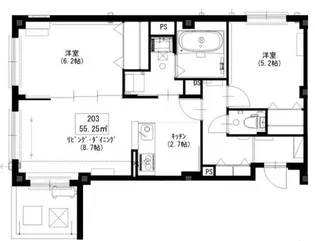 Lumineige ~ルミネージュ~【2階】の間取り