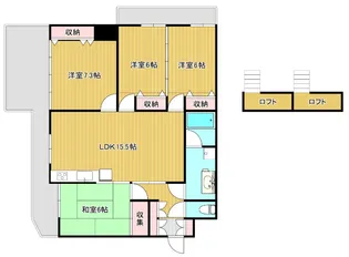 リバーサイド大須賀【9階】の間取り
