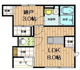 sora境町【1階】の間取り
