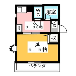 せなみコート【2階】の間取り