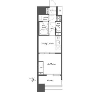 THE GATEHOUSE雑司が谷【1階】の間取り