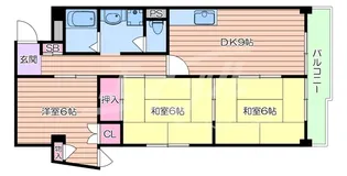 サンライズ・カーサ【4階】の間取り