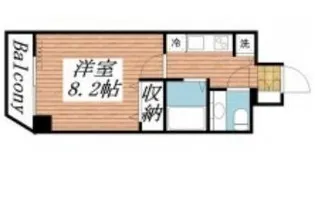 ロリエタワー川崎【4階】の間取り