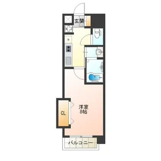 Luxe難波西II【12階】の間取り