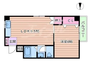 マンション村井エンタープライズ【2階】の間取り