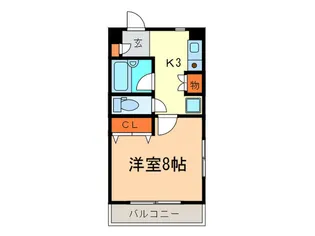 シャトレいづみ【2階】の間取り