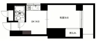 ルネッサンス広川【4階】の間取り