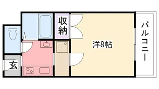 リッチライフ甲子園II【2階】の間取り