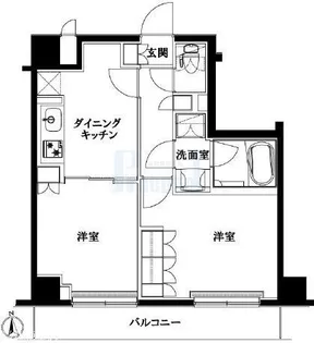 ルーブル中板橋伍番館【3階】の間取り