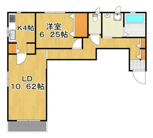 ドゥミュミュール【1階】の間取り