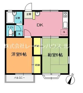 ベルデ大島【1階】の間取り