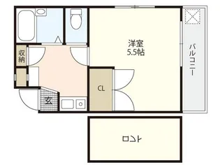 シティーハイツ古江東町【3階】の間取り