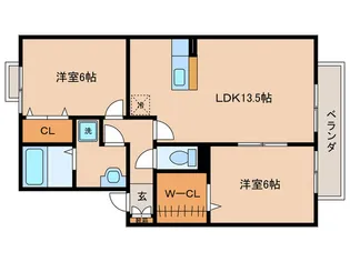 MAEDE TOWNA棟【2階】の間取り