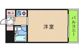 エムテック山王【1階】の間取り