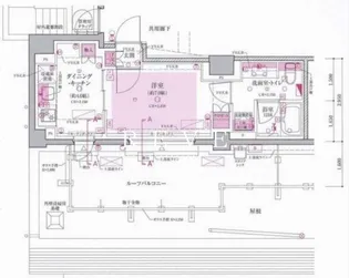 クレヴィア山吹神楽坂【8階】の間取り