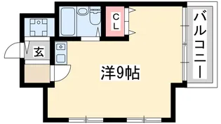 ミュゼ西淡路【7階】の間取り