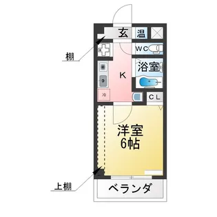 リベルテ86【4階】の間取り