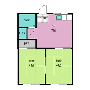 フォーブルドーリンアンB【1階】の間取り