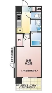 ウエスト アルディール【7階】の間取り