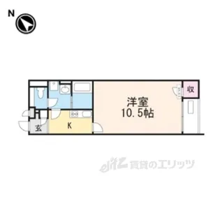 クレイノYAMAKI【2階】の間取り