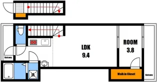 Pablo戸坂 A棟【2階】の間取り